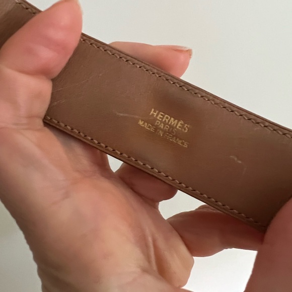 Hermes vintage ostrich bracelet - Picture 3 of 4